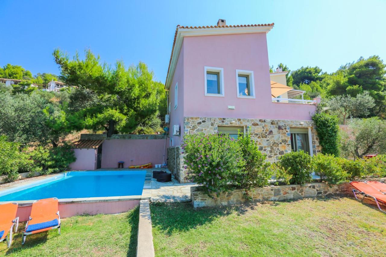 Skiathos Seaview Villa With Pool Punta Exterior photo