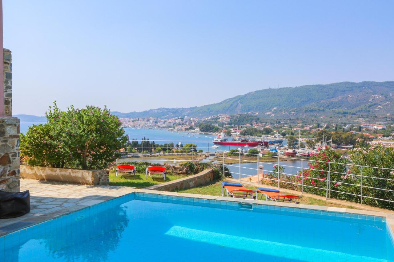 Skiathos Seaview Villa With Pool Punta Exterior photo