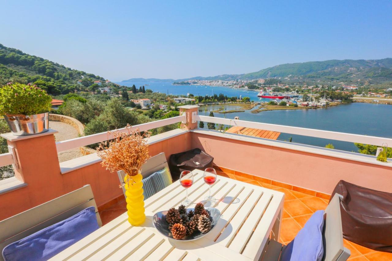 Skiathos Seaview Villa With Pool Punta Exterior photo