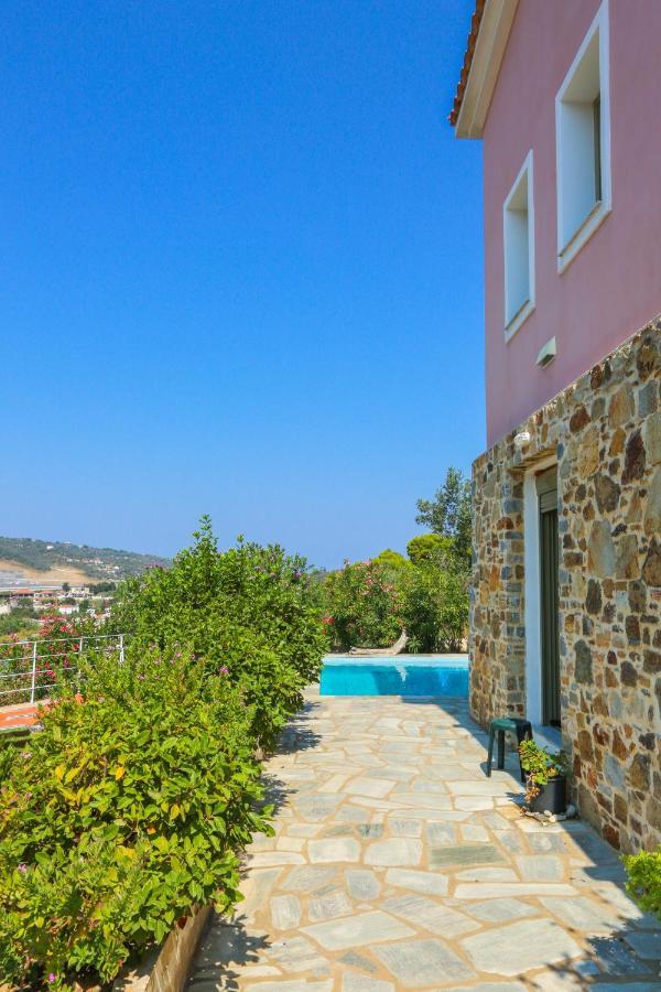 Skiathos Seaview Villa With Pool Punta Exterior photo