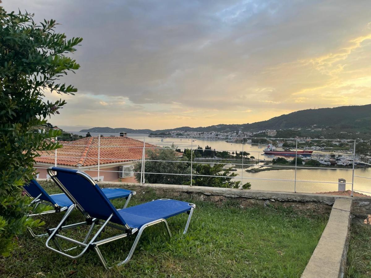 Skiathos Seaview Villa With Pool Punta Exterior photo